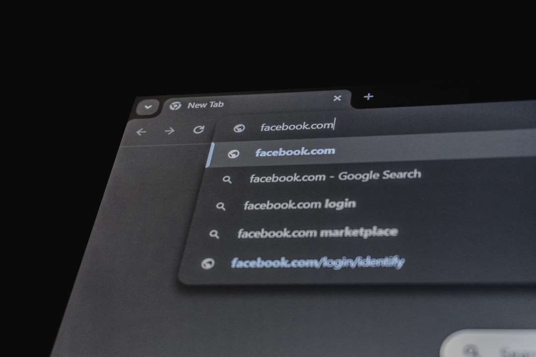 Browser showing facebook.com in the address bar.